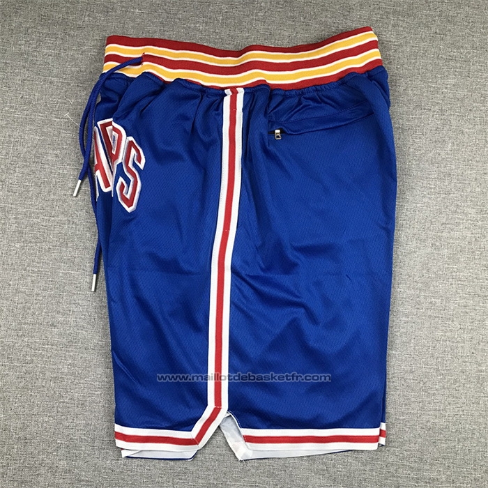 Short Golden State Warriors 75th Just Don Bleu